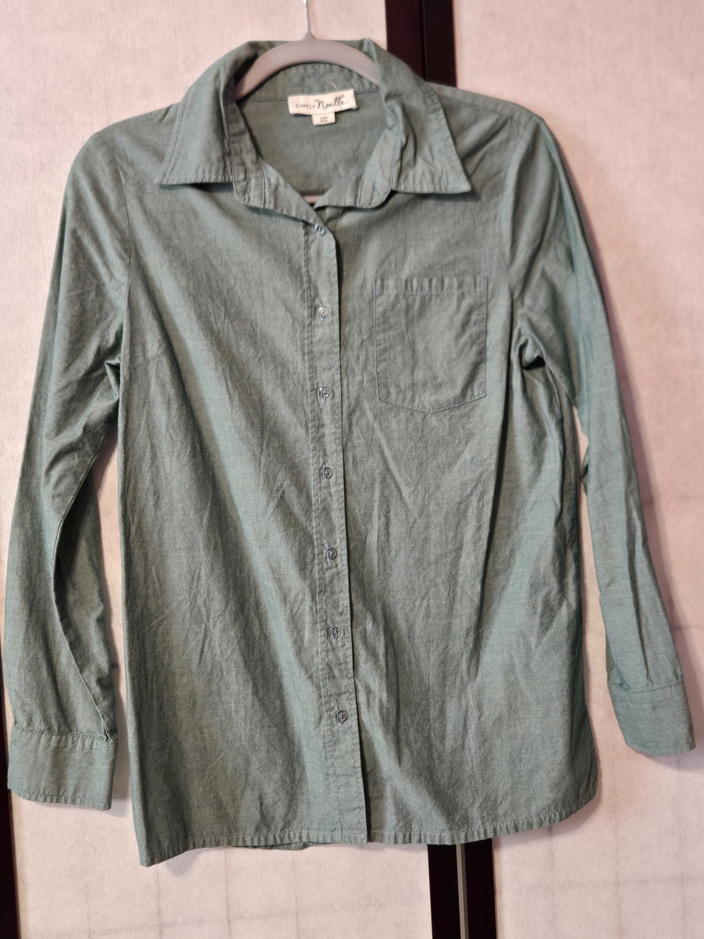 Simply Noelle Sage Green Button-Up Shirt